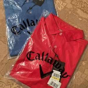 Mens M New Callaway Golf Polos